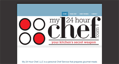 Desktop Screenshot of my24hourchef.com